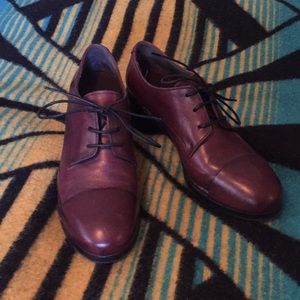 Measponte Italian lace up heeled oxford